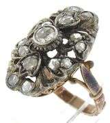 Antique Rose Cut Diamond Ring