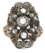 Antique Rose Cut Diamond Ring