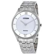 New Mens Citizen Eco Drive w White Dial