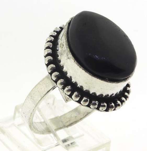 Silver tone Gemstone Ring