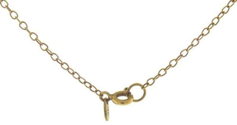 Fabulous .07ct Vintage Etched Square Diamond Necklace