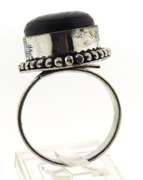 Silver tone Gemstone Ring