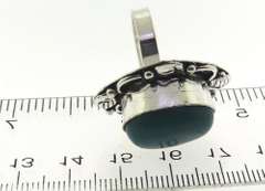 Silver tone Gemstone Ring