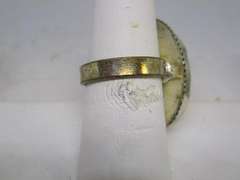 Silver tone Gemstone Ring