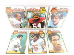 9 Washington Redskins 1979 Football Cards
