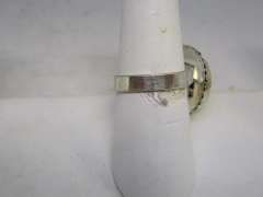 Silver tone Gemstone Ring