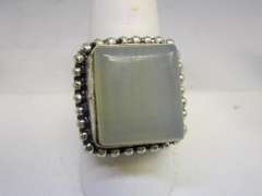 Quartz Silver-tone Color Stone Ring