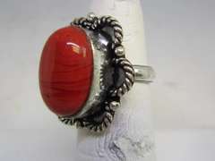 Silver tone Gemstone Ring
