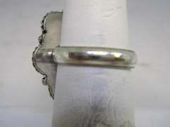 Silver tone Gemstone Ring
