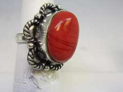 Silver tone Gemstone Ring