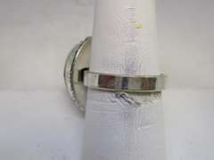 Silver tone Gemstone Ring