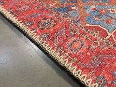 Vintage Reproduction Medallion Design 8ft Runner