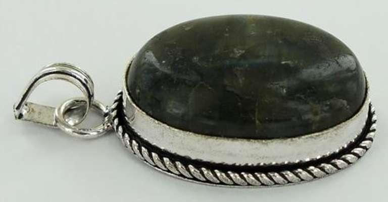 Silver and Natural Stone