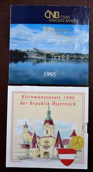 1995 Austria and Czech Mint Sets