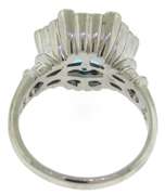925 Sterling Silver Blue Topaz Cocktail Ring
