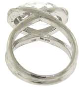 Crystal Sterling Silver Ring