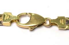 18KT Tri-Color Gold Braided Necklace