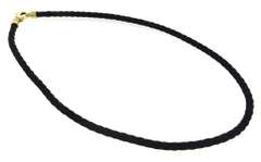 Chic 18kt YG and Black Steel Necklace