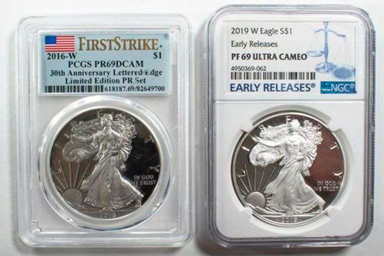 2011 S Choice Frosty Silver Eagle PCGS MS 69