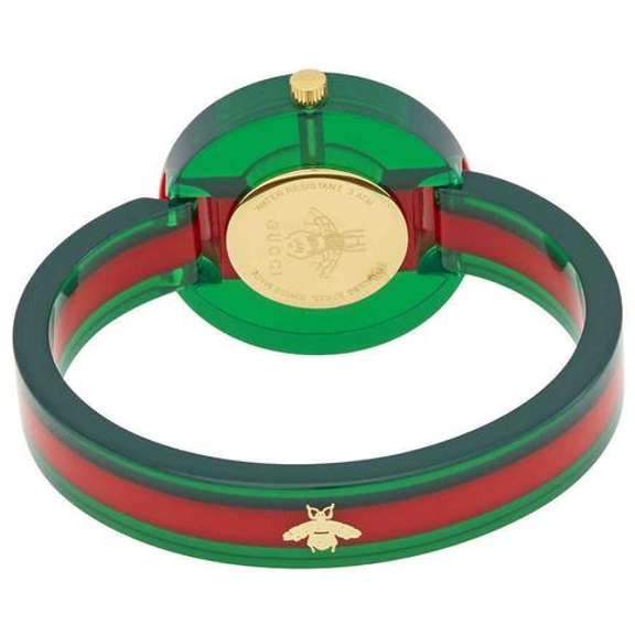 New Womens Gucci Swiss w Transparent MoP Dial
