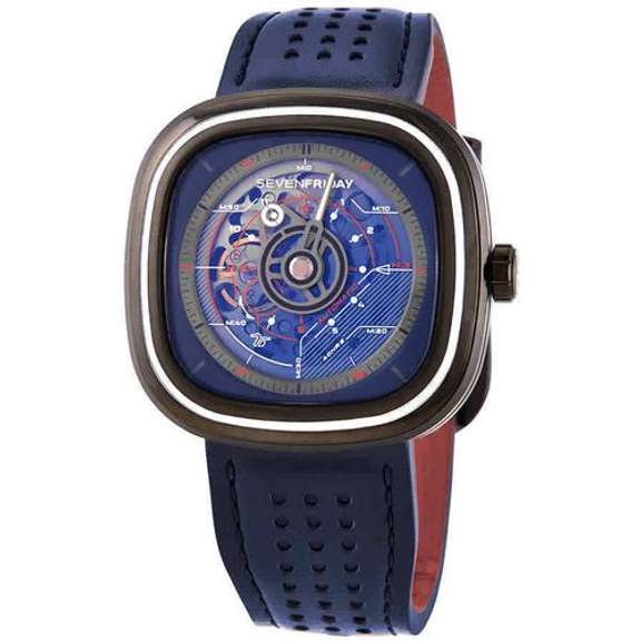 New Mens SevenFriday Automatic Skeleton Dial