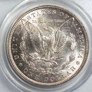 1887 O PCGS MS 63 Morgan In A Rattler Holder