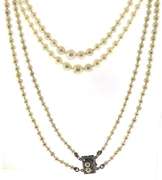 Vintage Graduated Double Strand Pearl Necklace