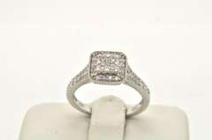 LADIES BRAND NEW WHITE GOLD DIAMOND RING