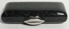 Lulu Gunnes black purse " don't forget lipstick "