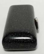 Lulu Gunnes black purse " don't forget lipstick "