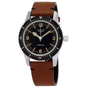 New Womens Longines Swiss Automatic w Brown Leather