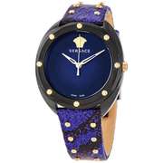 New Womens Versace Swiss w Black Dial