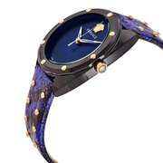 New Womens Versace Swiss w Black Dial