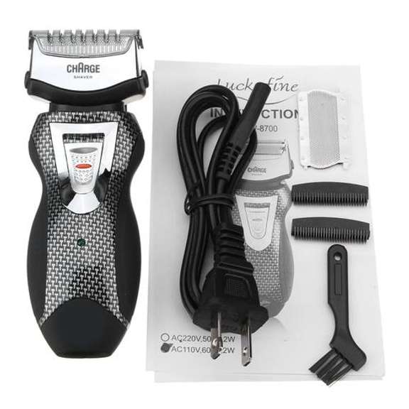 2 In 1 Men's Electric Dual Foil Shaver Rechargeable