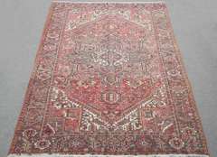 Semi Antique Persian Heriz 8.2x11.9