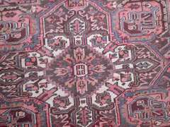 Semi Antique Persian Heriz 8.2x11.9