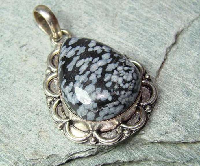 Magical Large Natural Stone Ethnic Handcrafted Pendant