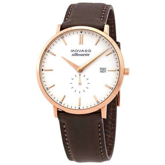 New Mens Movado Swiss w Date Window
