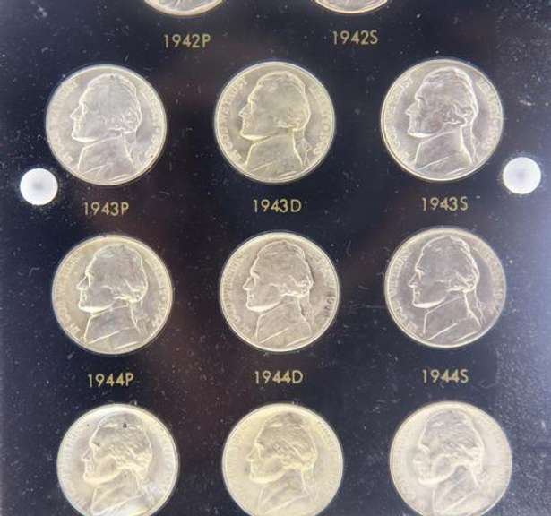 Choice BU Wartime Nickel Set 1942 -1945