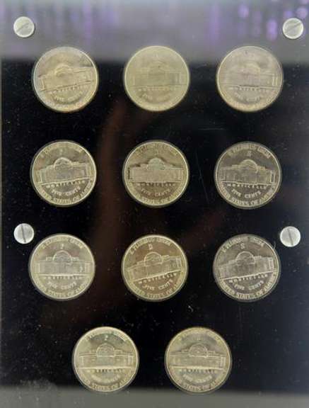 Choice BU Wartime Nickel Set 1942 -1945