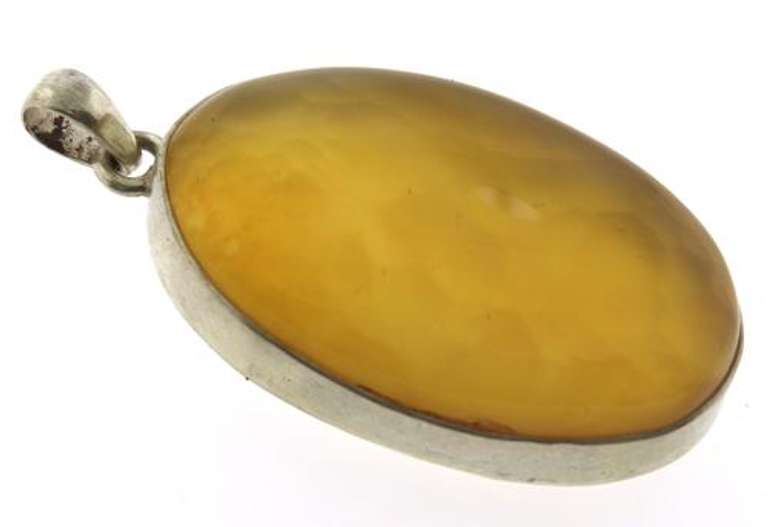 Sterling Silver Lemon Quartz Pendant