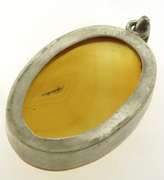 Sterling Silver Lemon Quartz Pendant