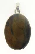 Tiger Eye Sterling Silver Pendant