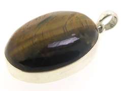 Tiger Eye Sterling Silver Pendant