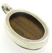 Tiger Eye Sterling Silver Pendant
