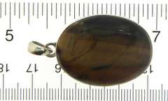Tiger Eye Sterling Silver Pendant