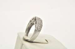LADIES 18 KT WHITE GOLD AND DIAMOND BAND