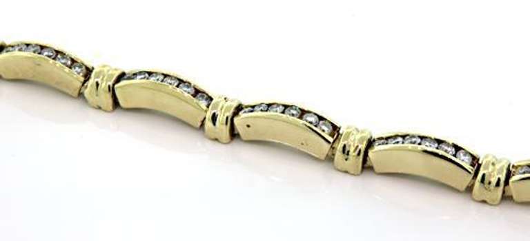 Very Nice Channel Set Diamond Bracelet