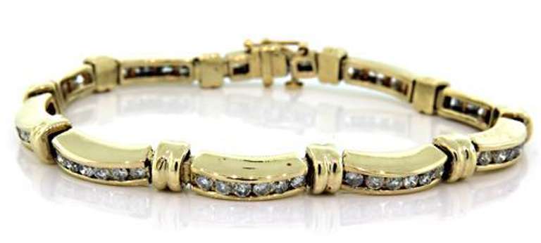 Very Nice Channel Set Diamond Bracelet