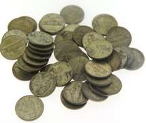 40 Near Unc Silver WW 11 War Nickels